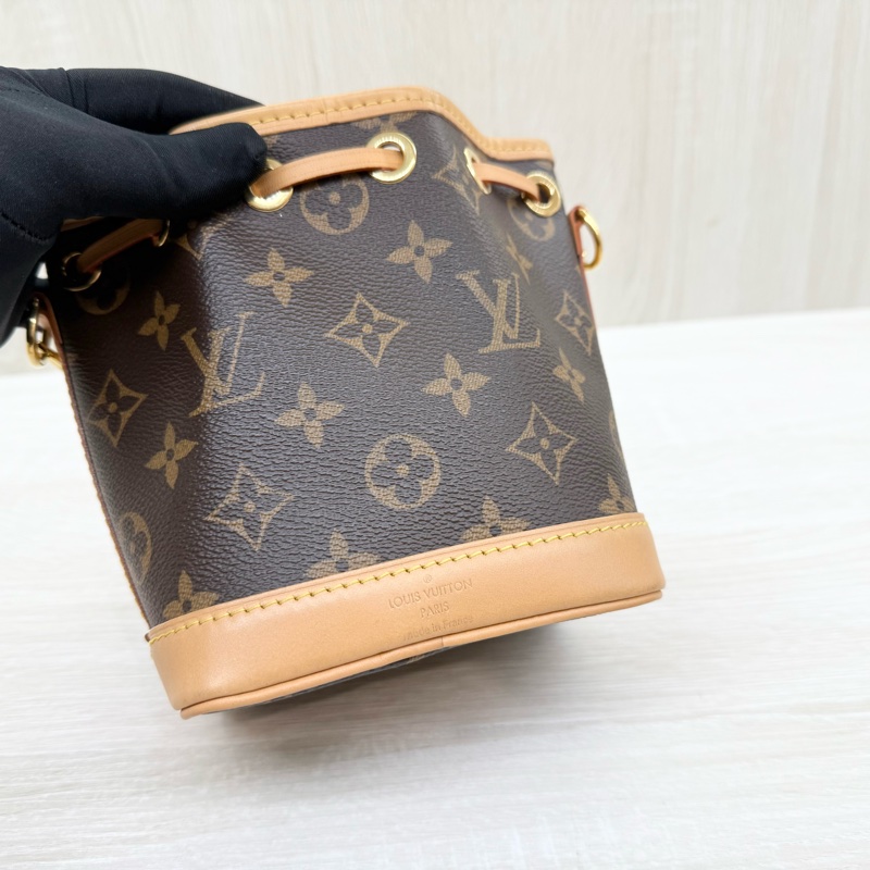 LV老花NANO NOE水桶手提側背包M81266-12