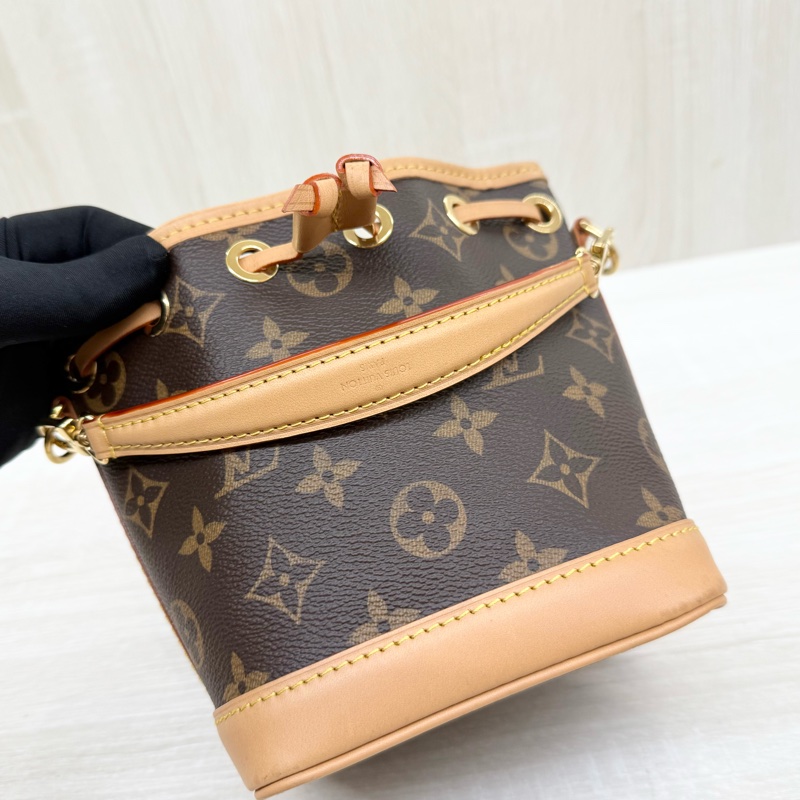 LV老花NANO NOE水桶手提側背包M81266-13