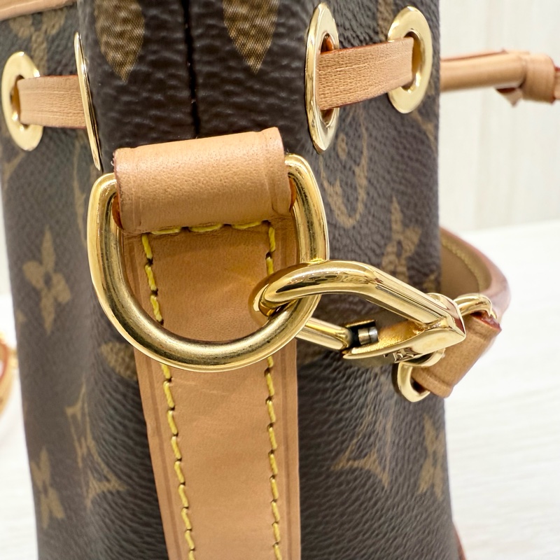 LV老花NANO NOE水桶手提側背包M81266-19