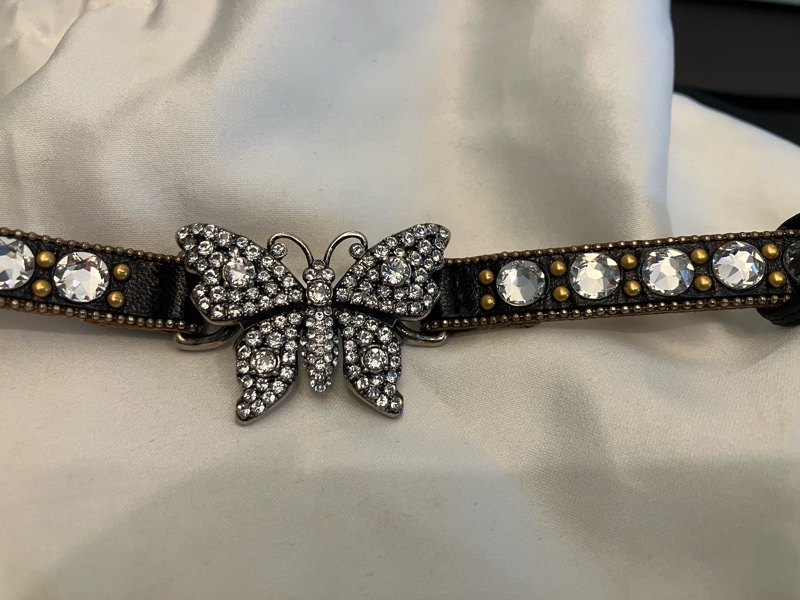 Gucci Butterfly Crystal Necklace choker-6