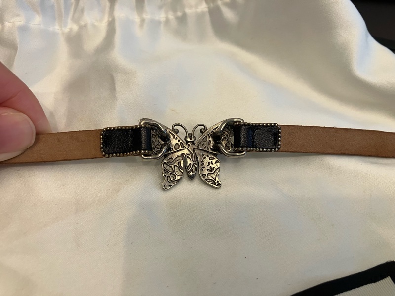 Gucci Butterfly Crystal Necklace choker-7