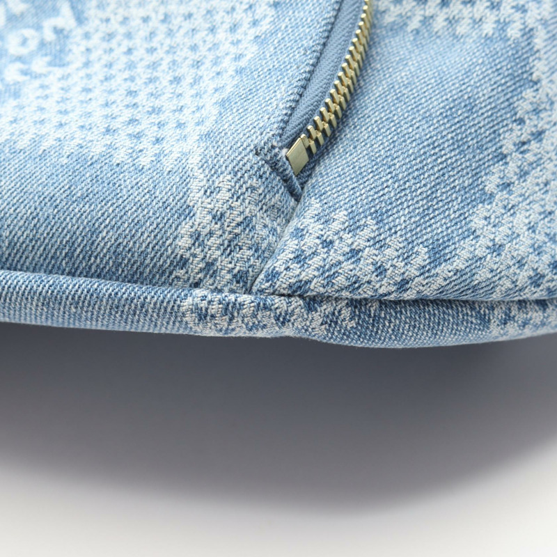 LOUIS VUITTON Rush Bum 腰包 N00205 Damier 牛仔藍色二手男士斜背包-6