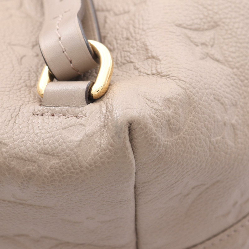 路易威登 Montsouris 小號背包 M45410 Monogram empreinte 皮革 米色二手-7