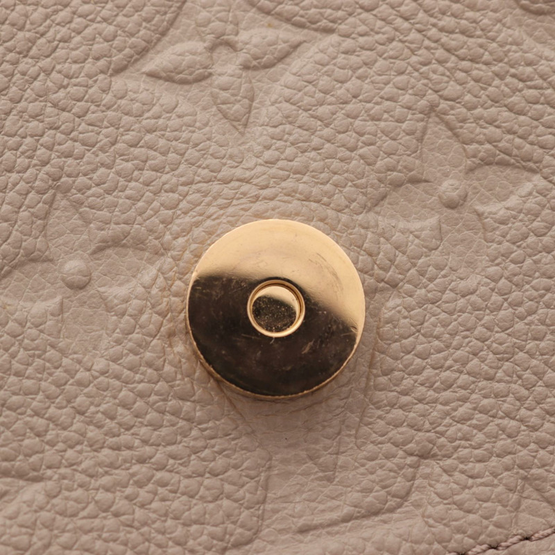 路易威登 Montsouris 小號背包 M45410 Monogram empreinte 皮革 米色二手-9