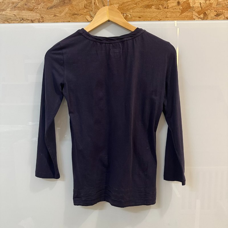 【美收精品】ARMANI 深紫色長袖上衣 4-213【隔月月中將轉賣至日本 上架期限30天】-1