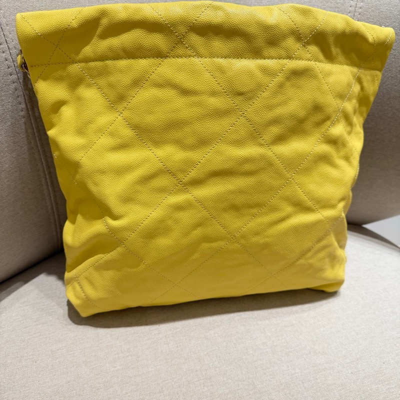 Chanel黃色22 bag small-1