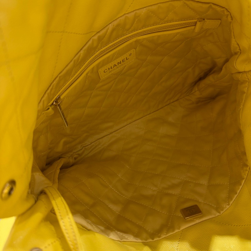 Chanel黃色22 bag small-10