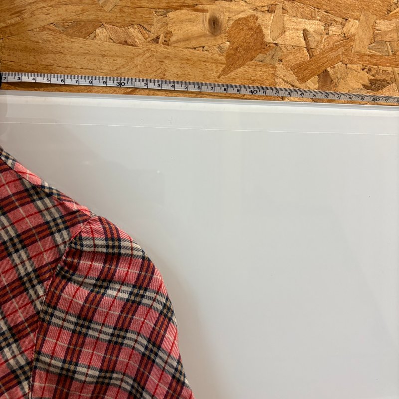 【美收精品】BURBERRY 紅粉色格紋襯衫 4-217【隔月月中將轉賣至日本 上架期限30天】-7