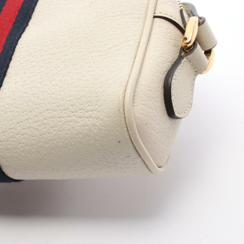 GUCCI Ophidia 肩背包 517350 皮革 米色 多色 二手 女士-5