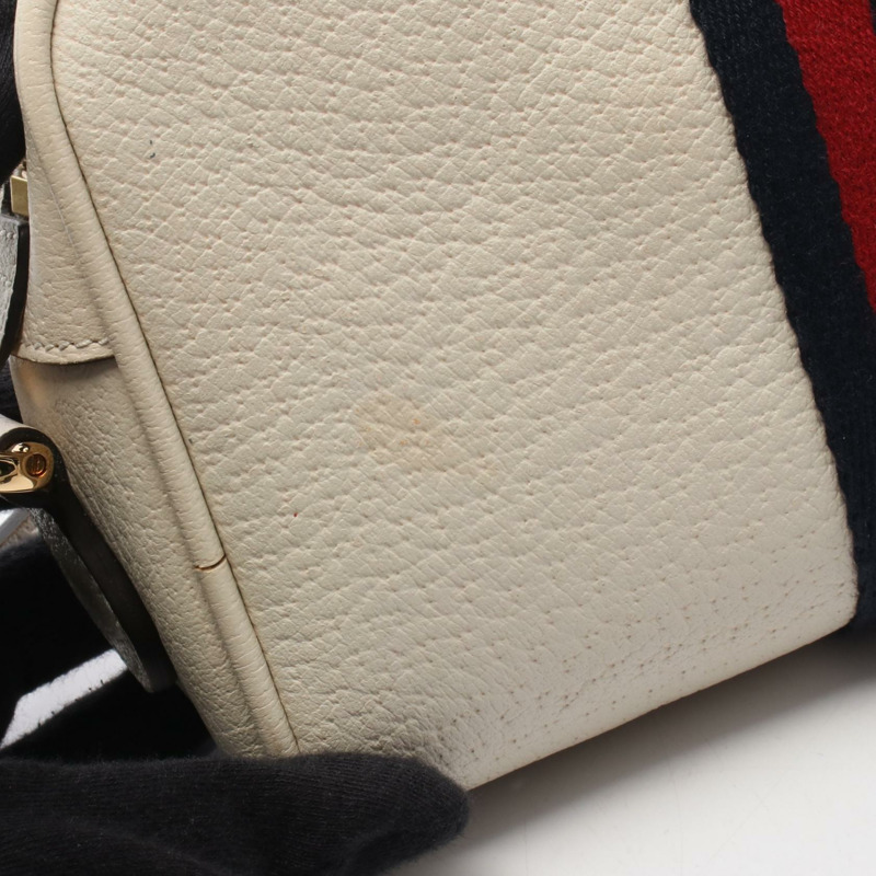 GUCCI Ophidia 肩背包 517350 皮革 米色 多色 二手 女士-6