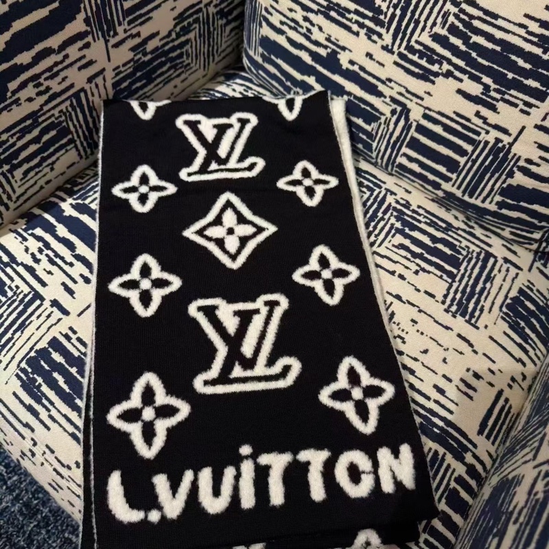 LV Louis Vuitton Monogram Blast 針織頸巾 M96963-2
