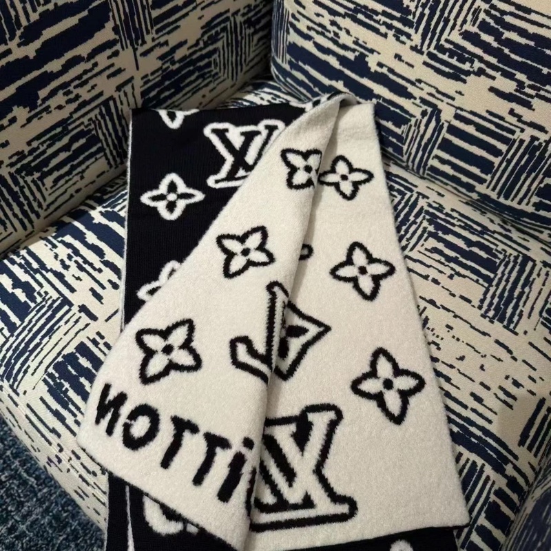 LV Louis Vuitton Monogram Blast 針織頸巾 M96963-3