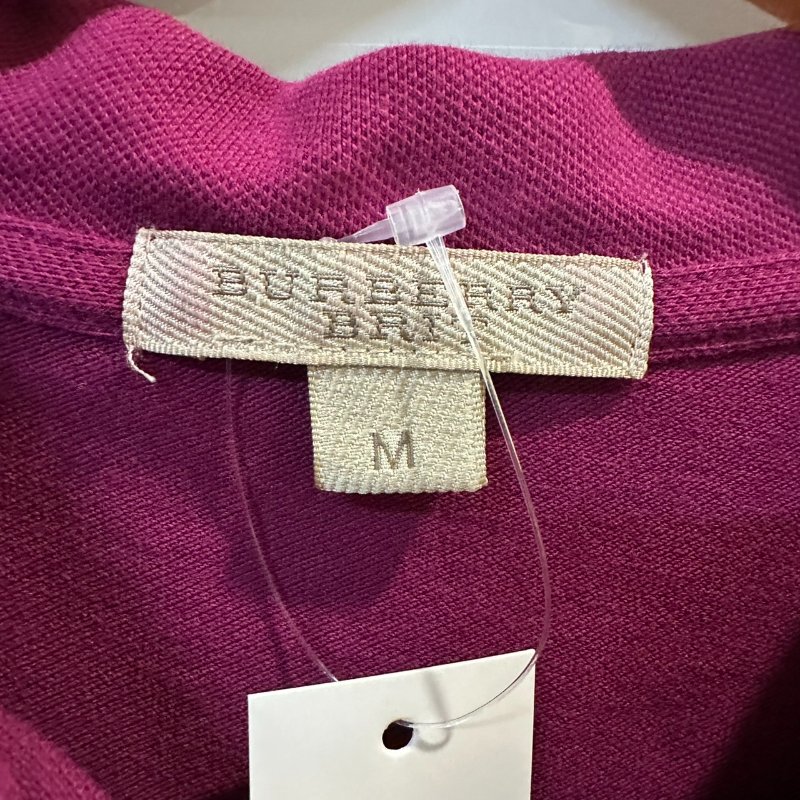 【美收精品】BURBERRY 紫色POLO衫 4-218【隔月月中將轉賣至日本 上架期限30天】-3