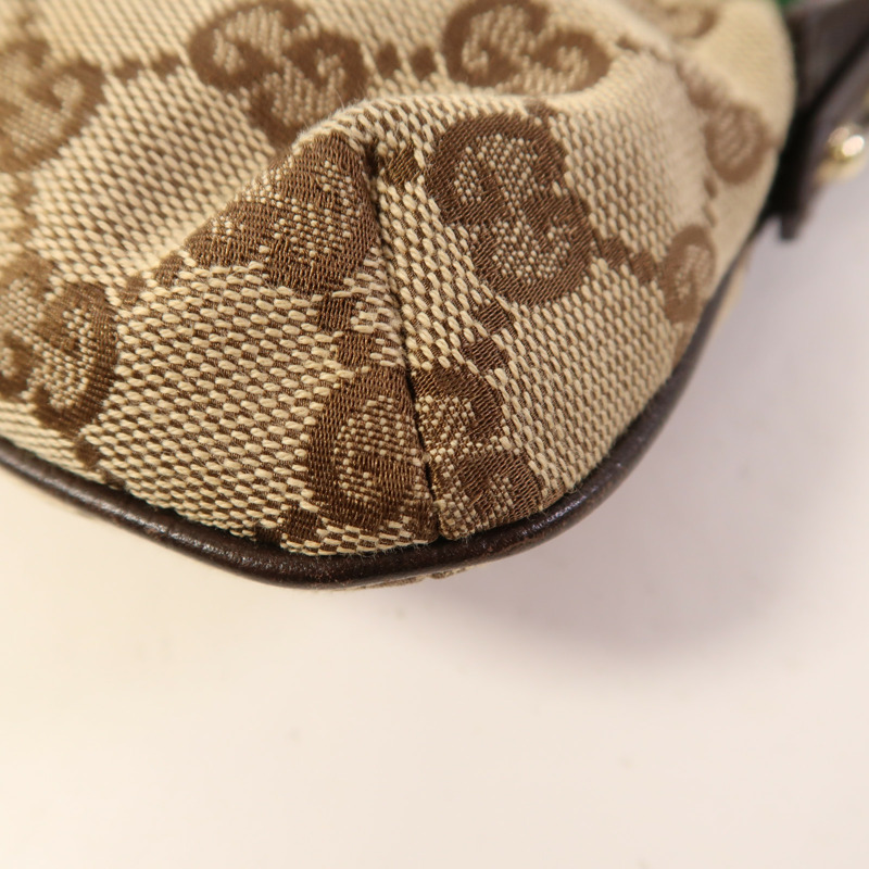 GUCCI 帆布Shoulder Bag金扣肩背袋-9