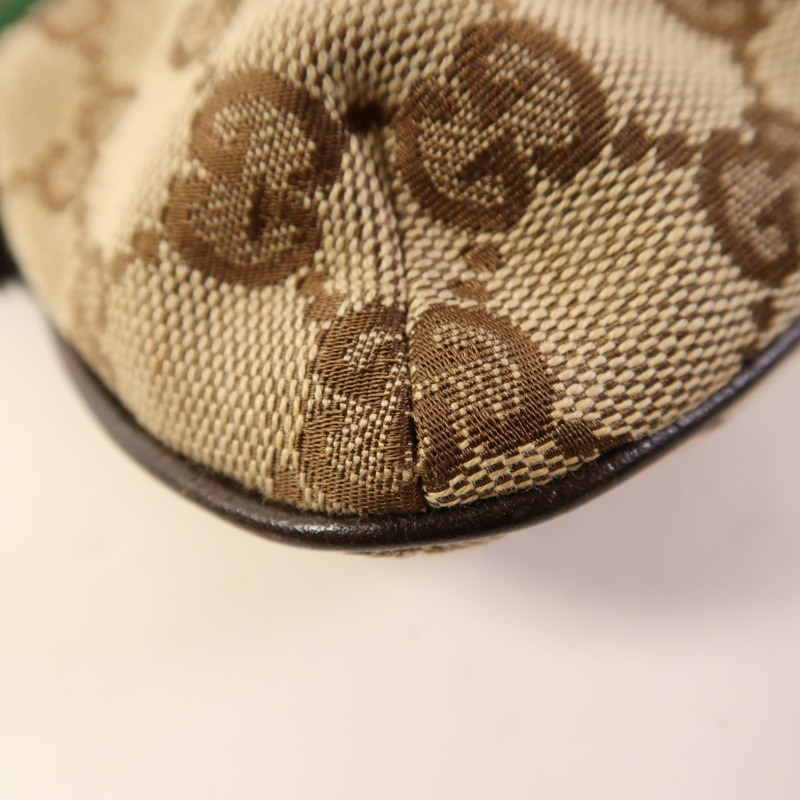 GUCCI 帆布Shoulder Bag金扣肩背袋-10