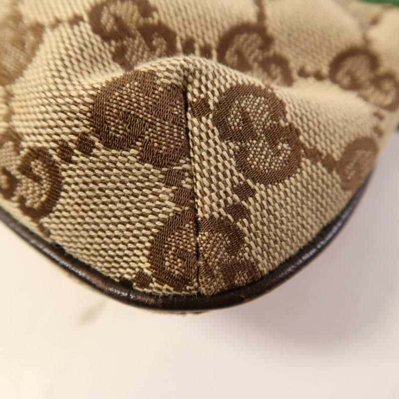 GUCCI 帆布Shoulder Bag金扣肩背袋-11