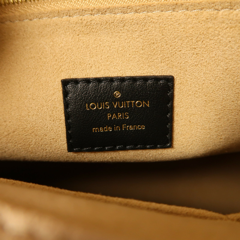 LOUIS VUITTON 牛皮皮革On My Side MM金扣手挽肩背兩用袋-5