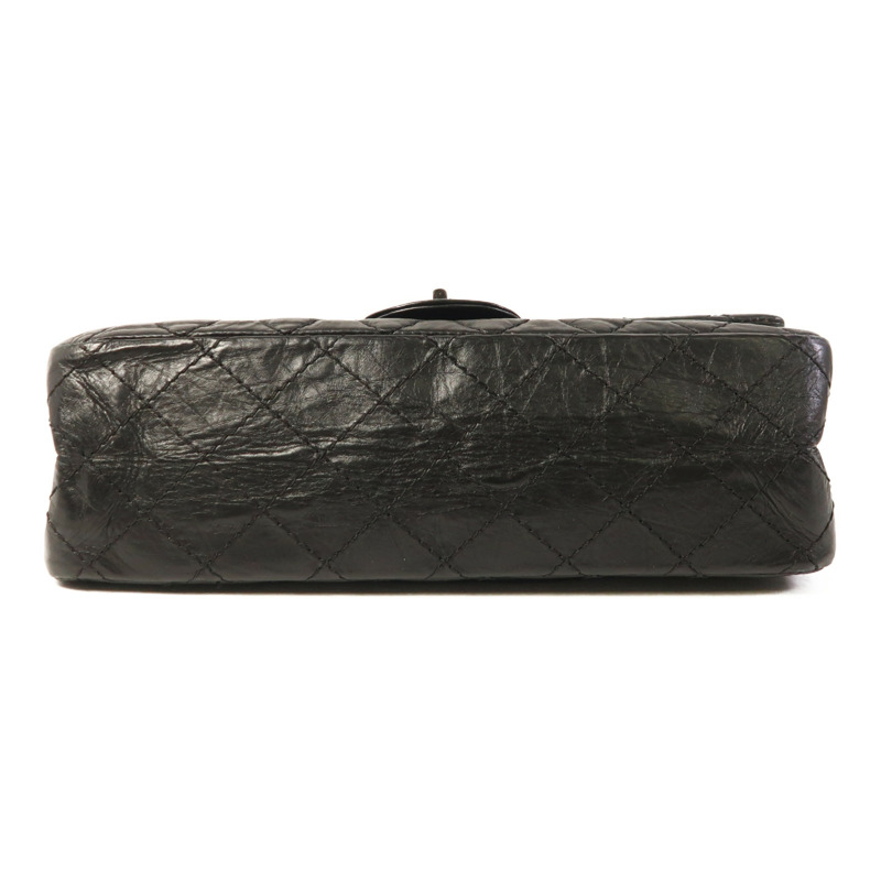 CHANEL 牛皮皮革2.55銀扣鏈帶肩背袋-3