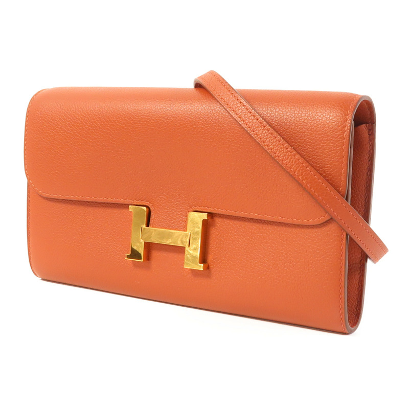 HERMES Evercolor皮革Constance To Go金扣肩背袋-2