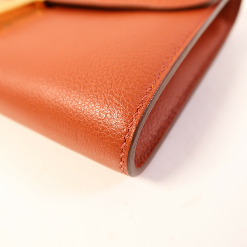 HERMES Evercolor皮革Constance To Go金扣肩背袋-10