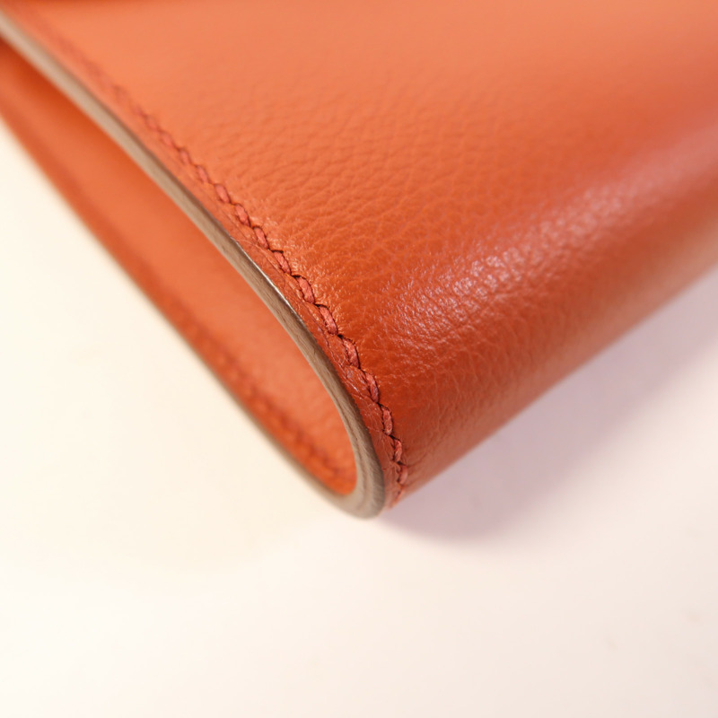 HERMES Evercolor皮革Constance To Go金扣肩背袋-11