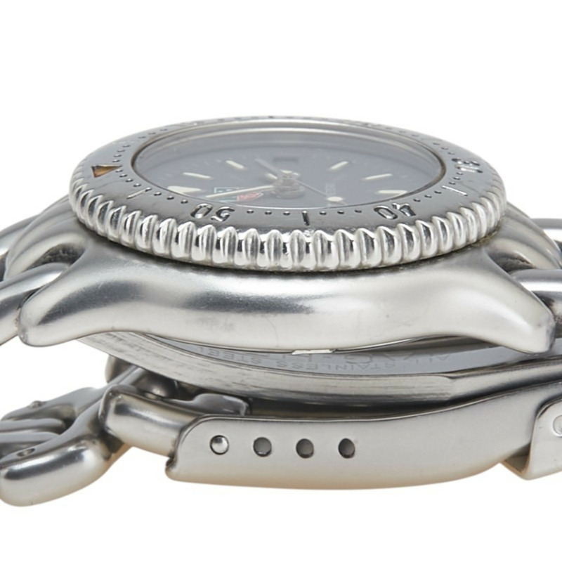 泰格豪雅 Professional 手錶 S99.208M 石英 黑色錶盤 不鏽鋼 女士腕錶 HEUER-5