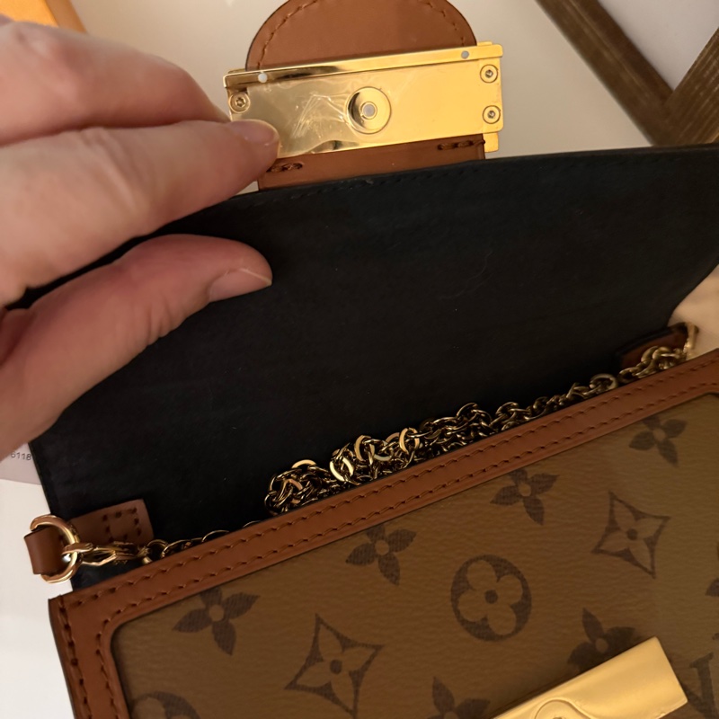 LV dauphine達芙尼 woc鏈帶包-14