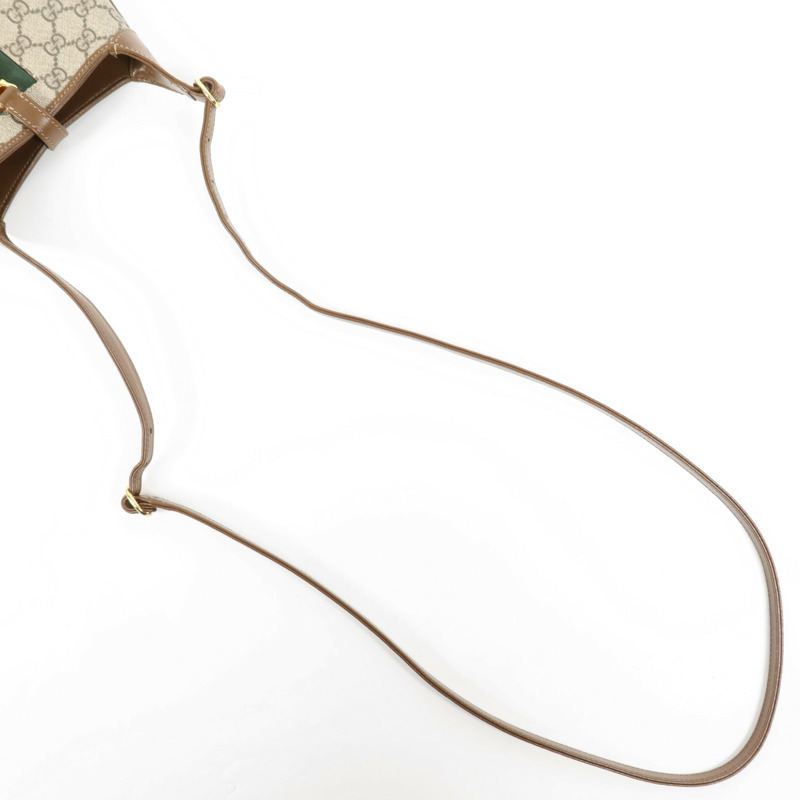 GUCCI 塗層帆布Jackie 1961 Mini Bag金扣手挽肩背兩用袋-8