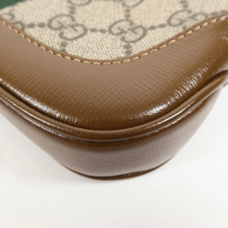 GUCCI 塗層帆布Jackie 1961 Mini Bag金扣手挽肩背兩用袋-10