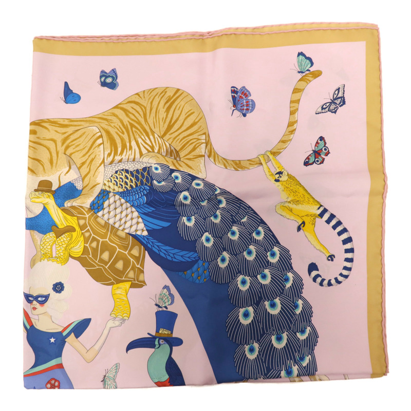HERMES 絲質Scarf 90x90絲巾-2
