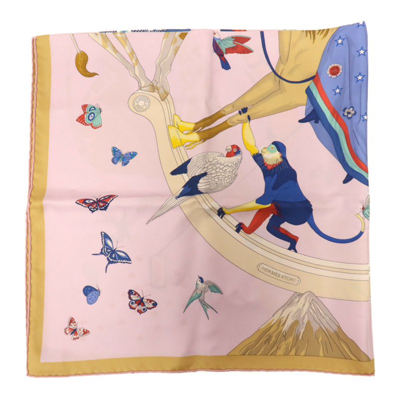 HERMES 絲質Scarf 90x90絲巾-3