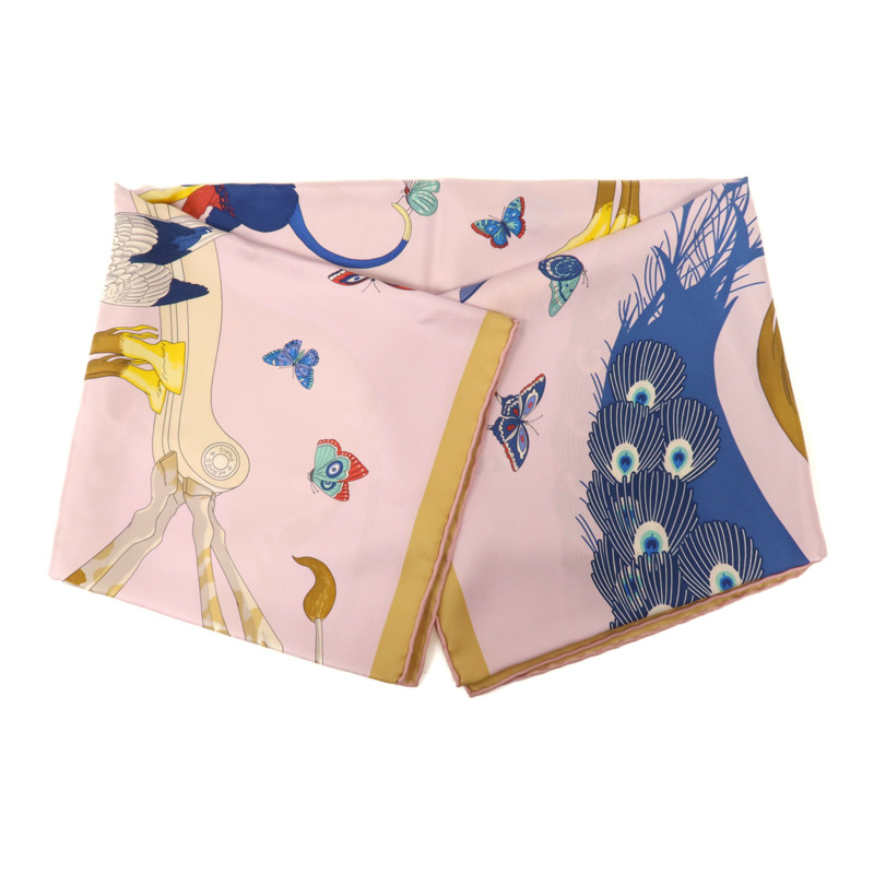 HERMES 絲質Scarf 90x90絲巾-5