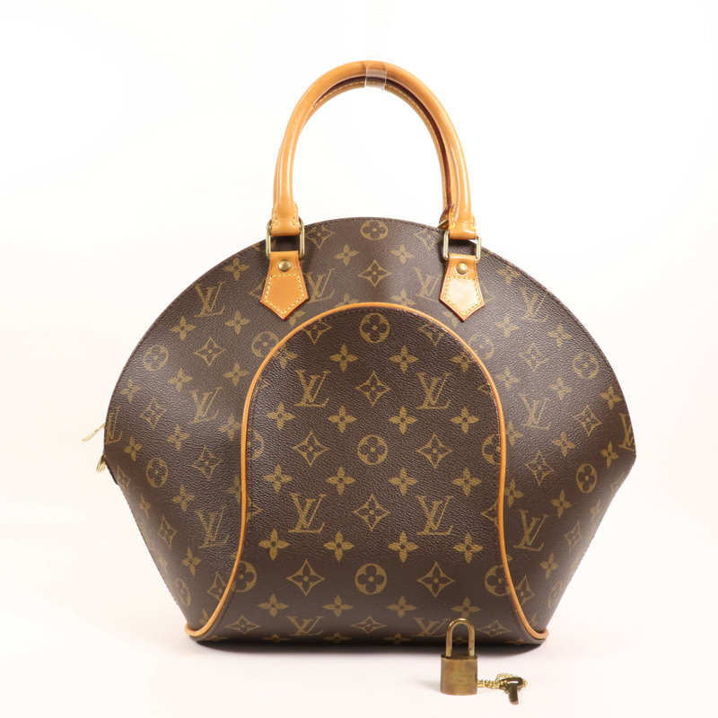 LOUIS VUITTON Monogram Ellipse MM金扣手挽袋-8