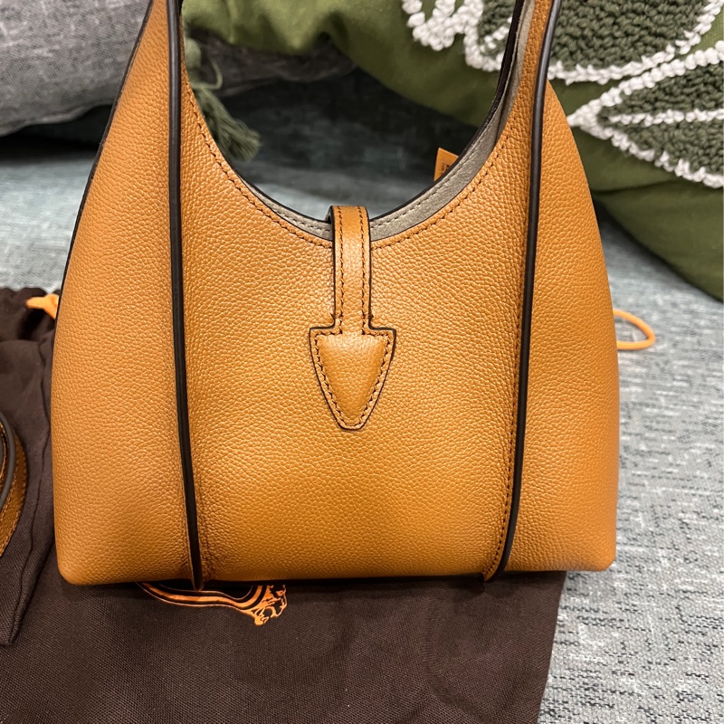 Tod's 咖色小南瓜包-有側揹帶 (附防塵袋)-2