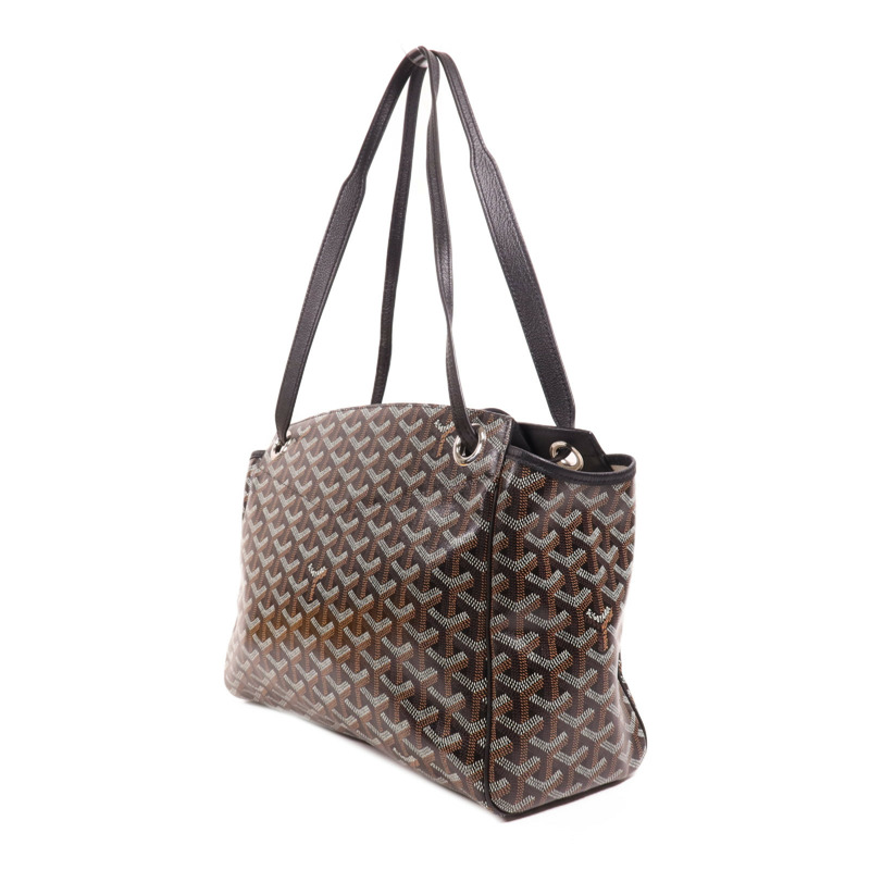 GOYARD 塗層帆布Rouette Souple PM銀扣肩背袋-2
