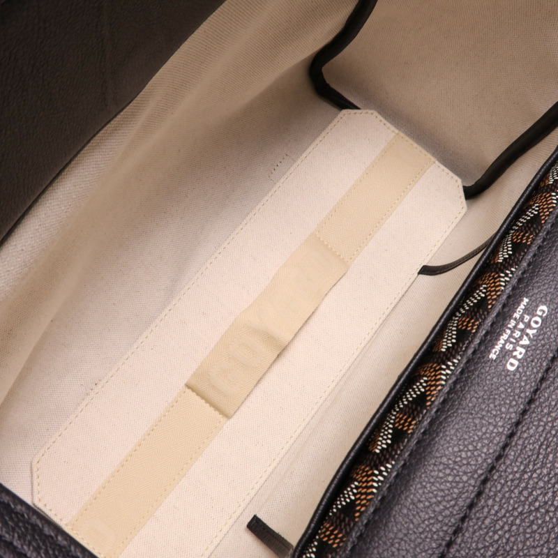 GOYARD 塗層帆布Rouette Souple PM銀扣肩背袋-4