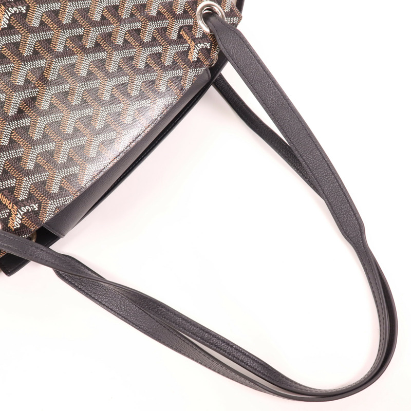 GOYARD 塗層帆布Rouette Souple PM銀扣肩背袋-7