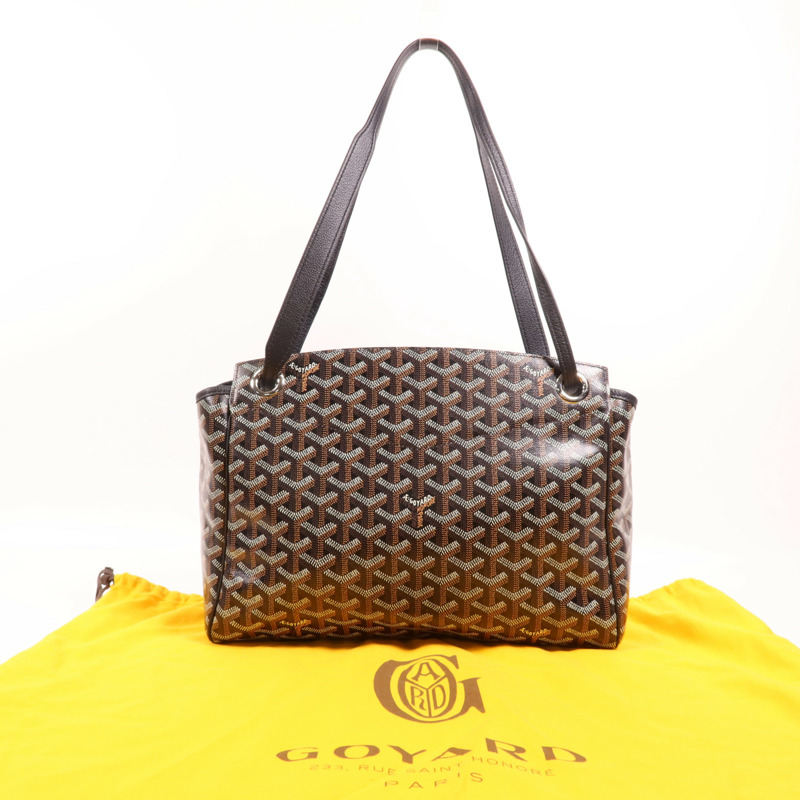 GOYARD 塗層帆布Rouette Souple PM銀扣肩背袋-8