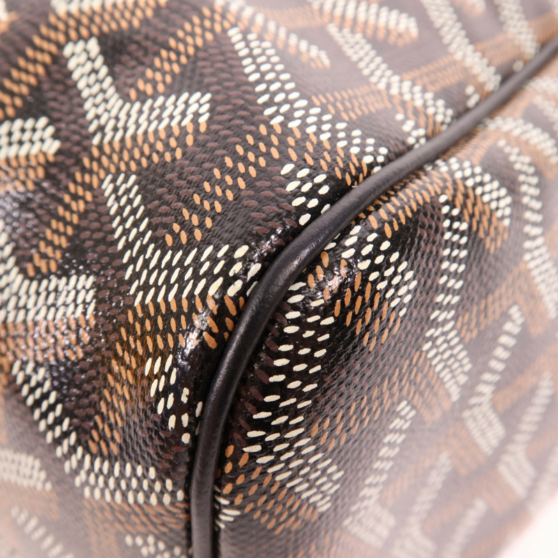 GOYARD 塗層帆布Rouette Souple PM銀扣肩背袋-9