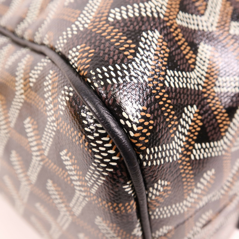 GOYARD 塗層帆布Rouette Souple PM銀扣肩背袋-10