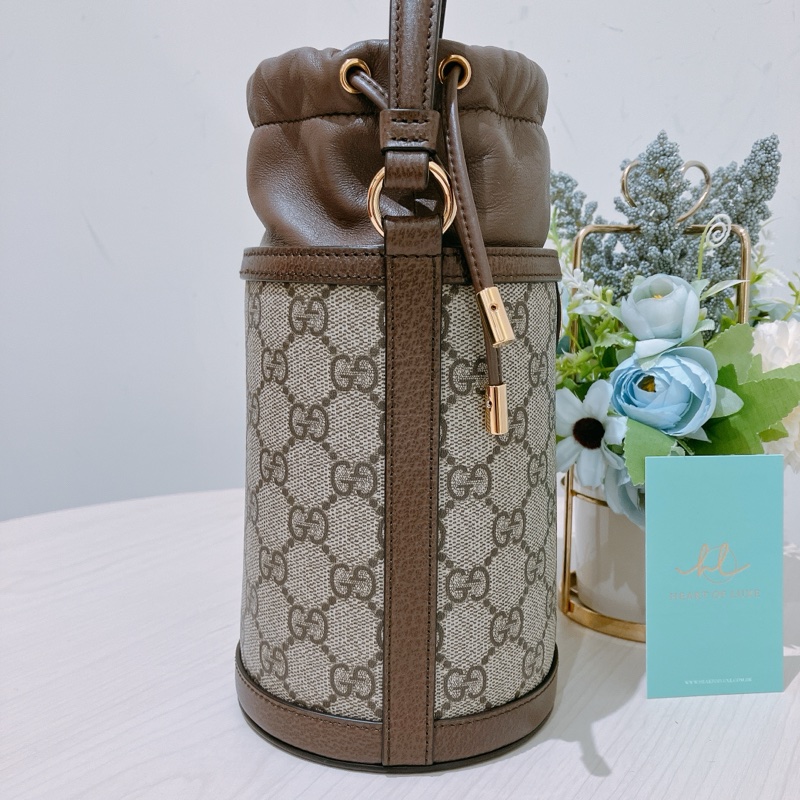 TK1843 GUCCI 古馳經典花紋迷你水桶包包OPHIDIA MINI BUCKET BAG CANVAS-3