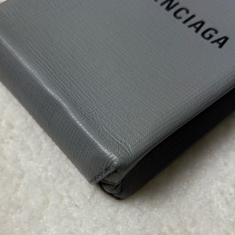 Balencia 巴黎世家 手機包灰色-6