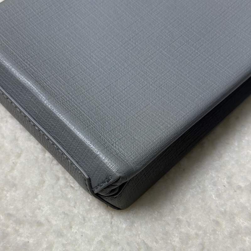 Balencia 巴黎世家 手機包灰色-9