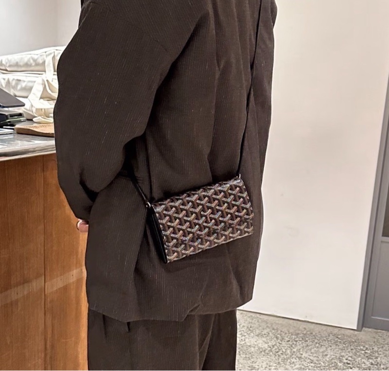 莉亞精品♡Goyard woc 咖 全新閒置品-2
