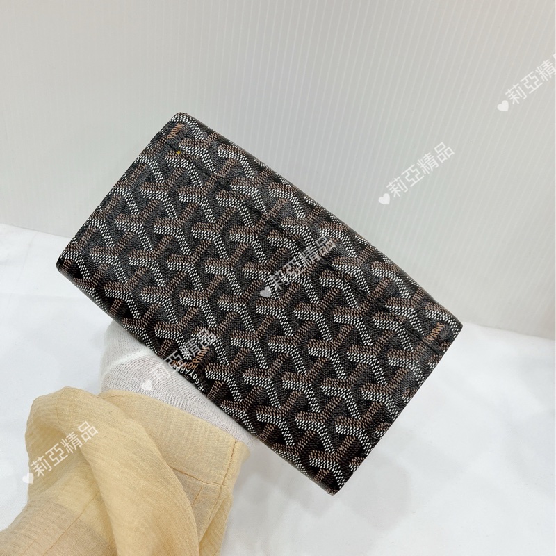 莉亞精品♡Goyard woc 咖 全新閒置品-4