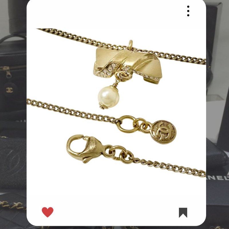 💖 10 月新品上架 🔥💖 ✨超美新到 ！香奈兒 Chanel 金色小圓牌水鑽項鍊 🔥 香奈兒熱賣款 香奈兒項鏈 CHANEL NECKLACE-1