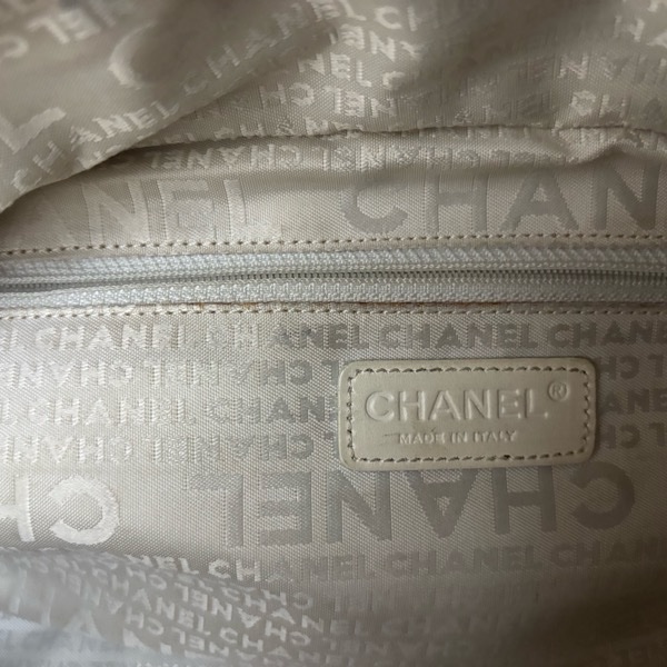 Chanel 奶茶色 冰格 波士頓 腋下包 手提包 vintage-23