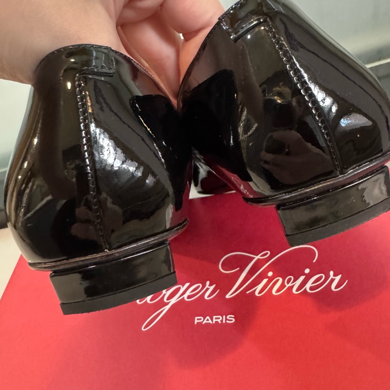 Roger Viver RV 經典黑色平底鞋 37號-4