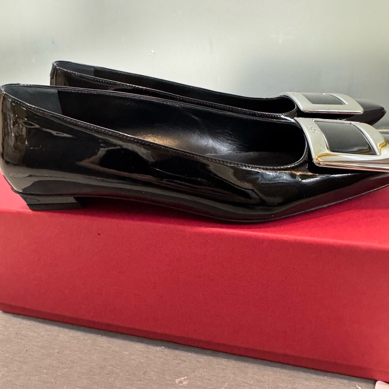 Roger Viver RV 經典黑色平底鞋 37號-7