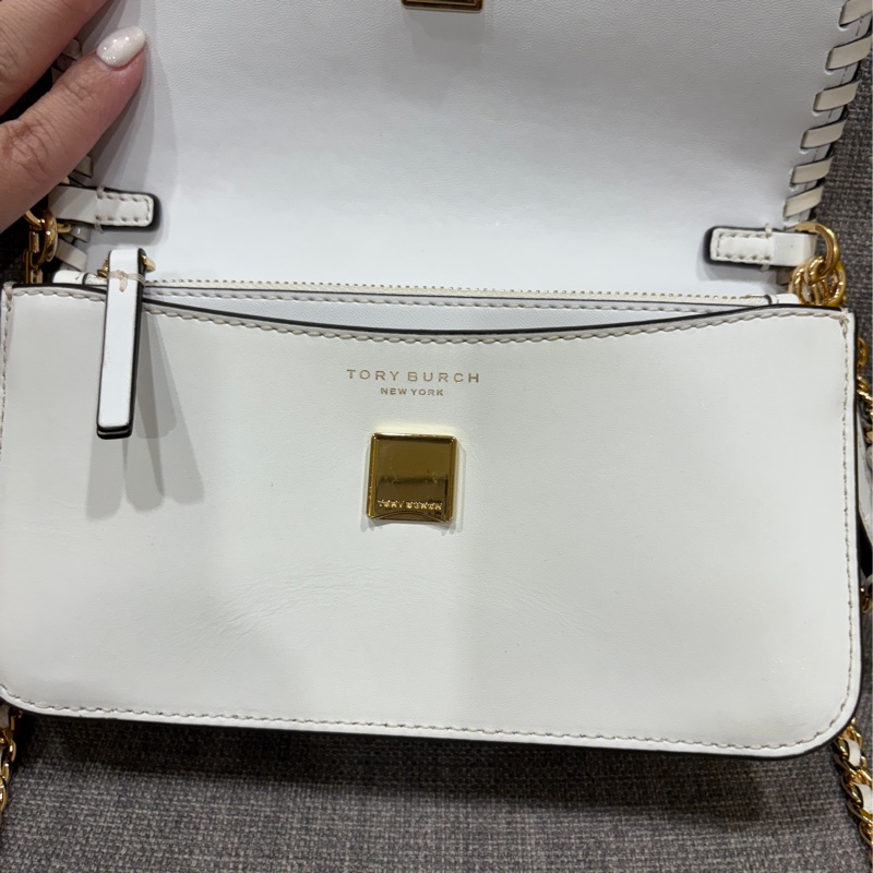 TB Tory Burch 空心圓角WOC包 / 邊編織包-3